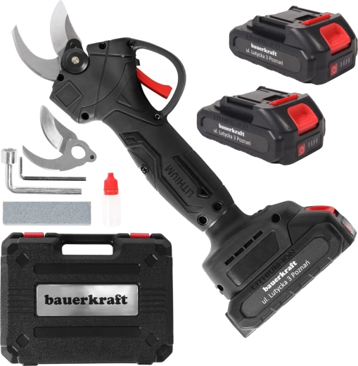 Akumulatorske električne škarje za veje in žive meje 21 V