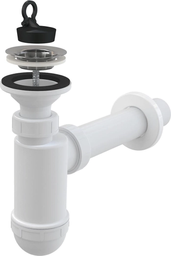 Umivalniški sifon DN40 z nerjavno rešetko DN63