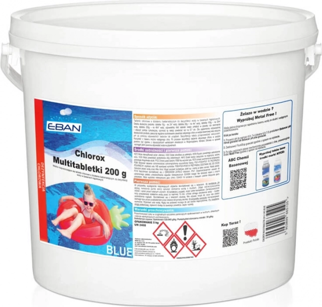 Klorove multitablete BLUE 5 kg za bazene