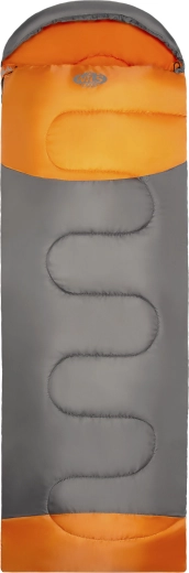 Podaljšana odejna spalna vreča NILS Camp NC2008 siva/oranžna