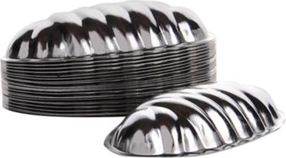 Modelčki za pecivo štručka 25 kos