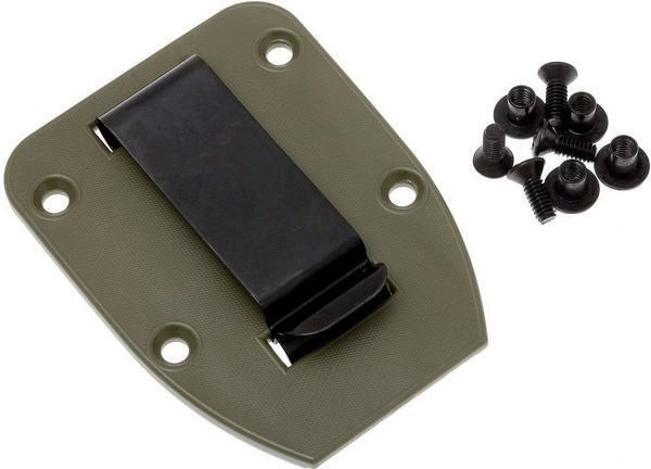 ESEE Clip Plate sponka na nožnico za modele 3 in 4, zelena