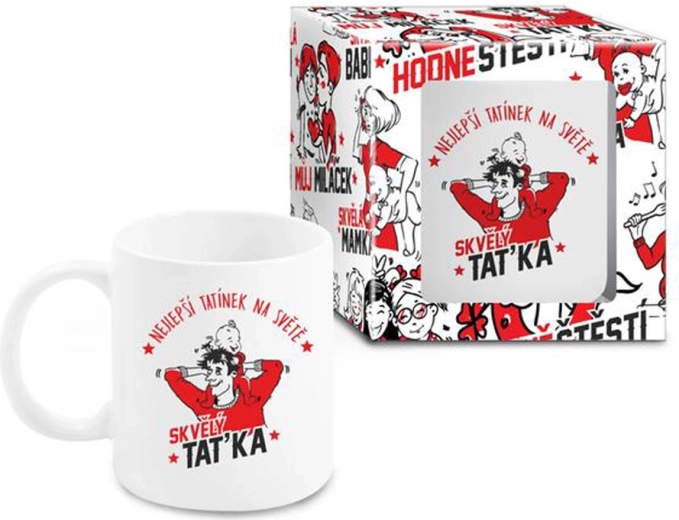 Darilna keramična skodelica Odličen očka 300 ml