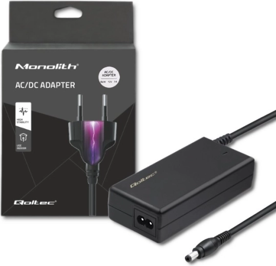 Omrežni napajalni adapter Qoltec 84 W 12 V 7 A s priključkom 5,5 × 2,5 mm