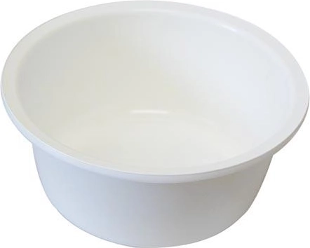 Plastic wash basin 42 cm – White