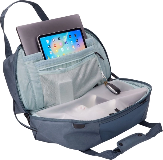 Secure space for a laptop and tablet