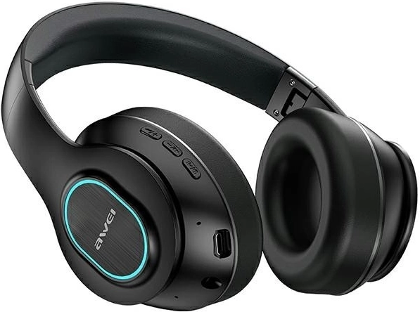 Brezžične slušalke Awei Bluetooth – črna