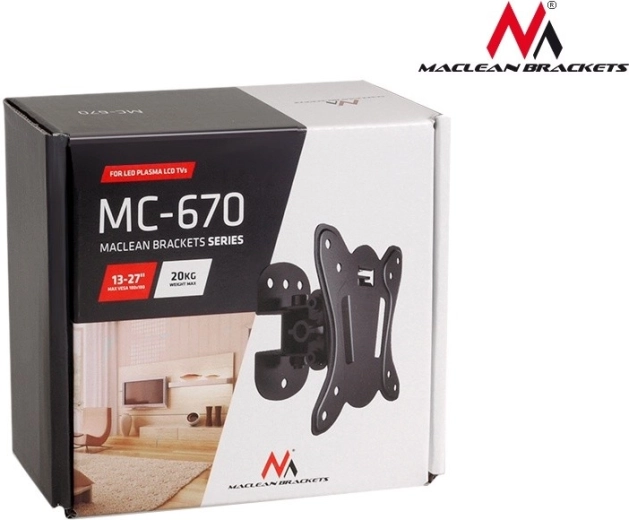 For TVs and monitors 13–27"