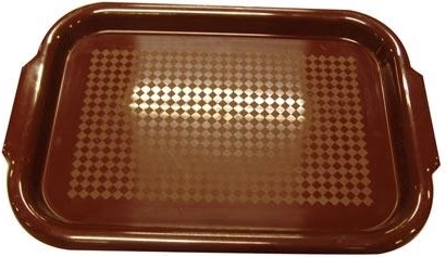 Plastični servirni pladenj 47 × 33 cm – mešanica barv