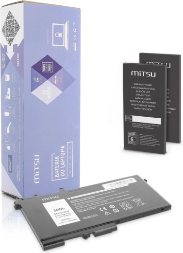 baterija za dell latitude e5280 in e5580 11,4 v 34 wh (3000 mah) – mitsu