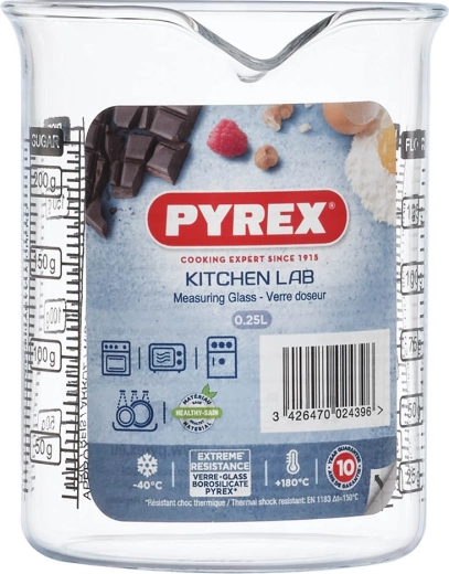 Steklena merilna skodelica PYREX 0,25 l