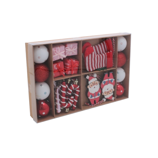 Celovit miks okraskov za hipen praznični učinek