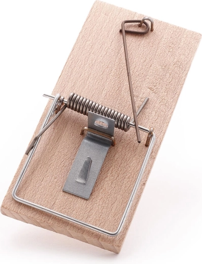 Bukova lesena past za miši