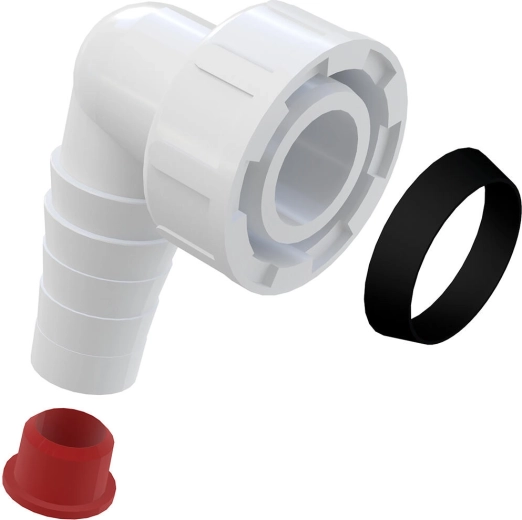 Koleno komplet G1" za priklop pralnega/strojnega pomivalnega stroja na sifon (17–23 mm)