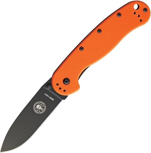 ESEE Avispa Black Orange žepni outdoor nož 8,9 cm