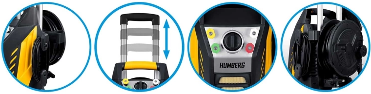 Navijalni boben in teleskopski ročaj za enostavno upravljanje