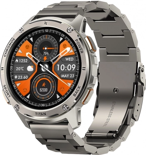 Pametna ura Maxcom Titan Chronos srebrna