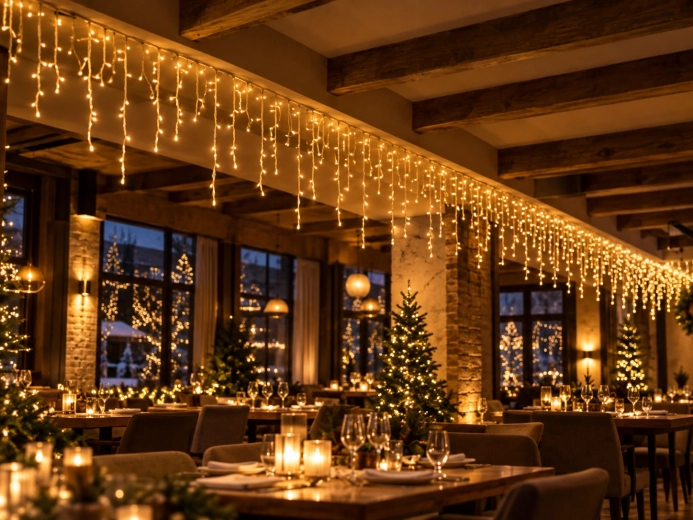 Impressive glowing icicle effect