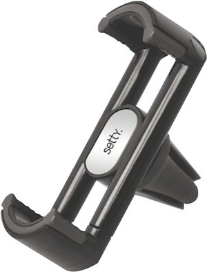 Setty nosilec za avto za ventilacijsko rešetko, črn