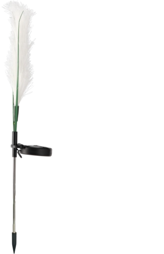 Solarna vrtna svetilka pampas trava 70 cm, 10 LED, toplo bela