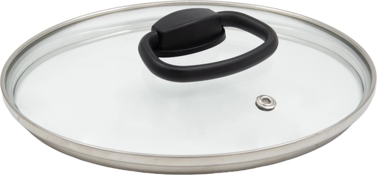 Steklen pokrov SMART PLUS 18 cm z zložljivim najlonskim ročajem