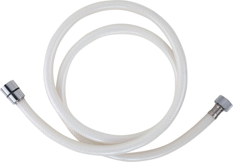 Tuš cev 150 cm PVC bela