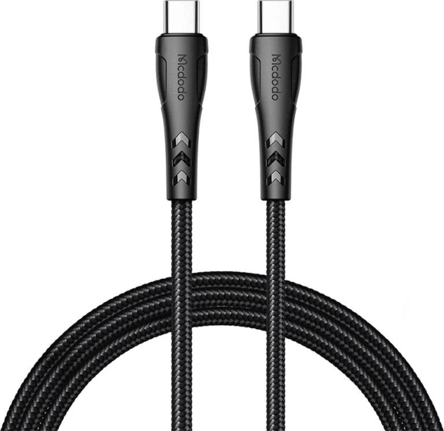 USB‑C kabel na USB‑C 60 W 1,2 m črn Mcdodo