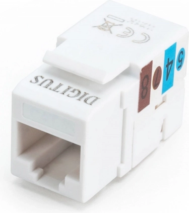 Keystone modul RJ45 CAT6 UTP z LSA zarezom, bel
