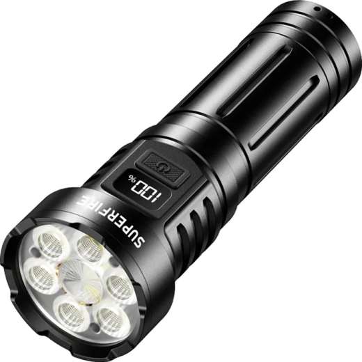 Superfire L24 polnilna LED svetilka z USB‑C