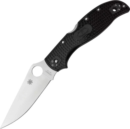 Spyderco Stretch 2 XL – žepni nož VG-10, satin, črn FRN ročaj