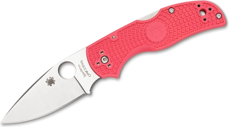 Spyderco Native 5 rožnat žepni nož 7,5 cm FRN, satin