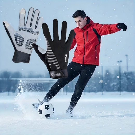 Zimske športne kolesarske rokavice z zaslonom na dotik XL