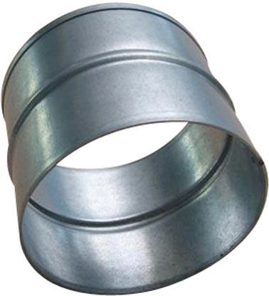 Metal coupling for flex duct 125 mm