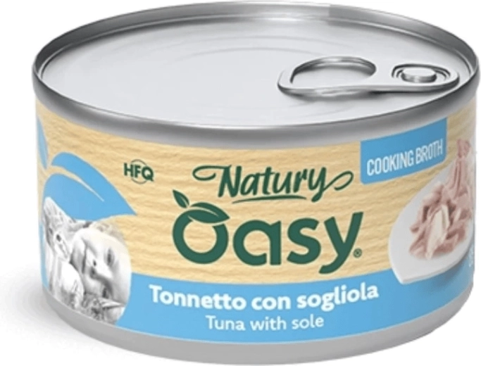 Oasy juha za mačke – tuna s ploščo 85 g