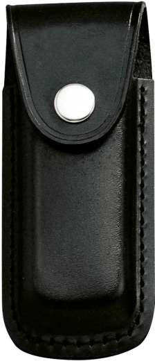 Črno usnjeno etui HERBERTZ 15 cm