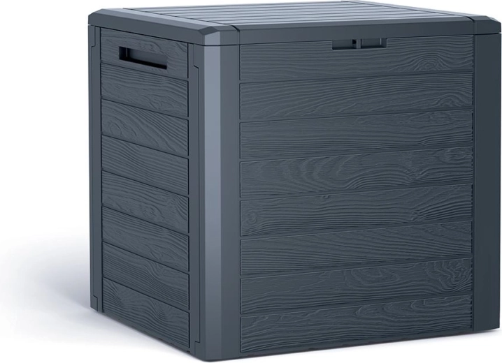 Vrtna shranjevalna skrinja 140 l antracit WOODEBOX