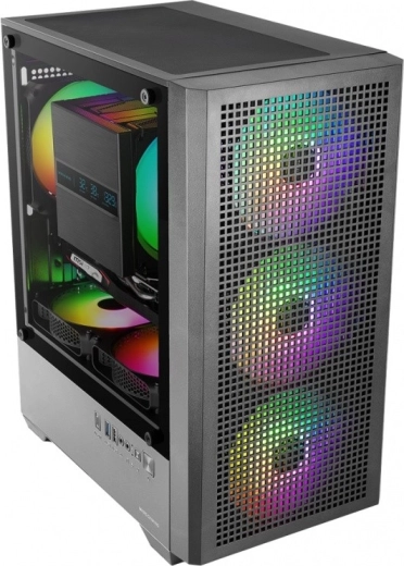 Tempered glass and a clean interior thanks to the dual-chamber design