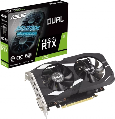 Grafična kartica ASUS GeForce RTX 3050 Dual OC 6GB GDDR6