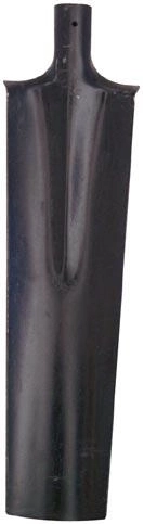 Kovani jarek lopata brez držala, črna