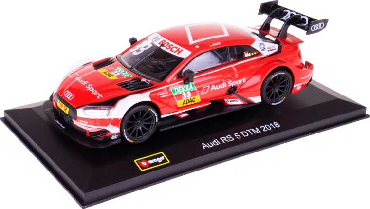 Model on a display stand