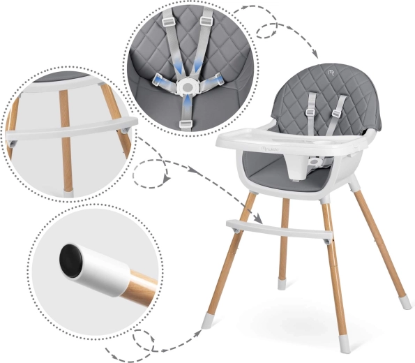 Raste z otrokom: stolček 3v1