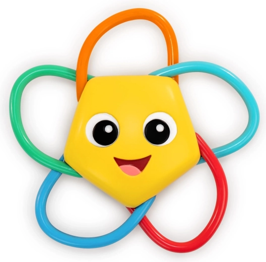 Baby Einstein grizalo in ropotuljica Soothing Star brez BPA, 0 m+