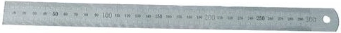 Jekleno merilo 300 mm iz nerjavnega jekla FESTA
