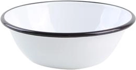 Emajlirana skleda 16 cm bela