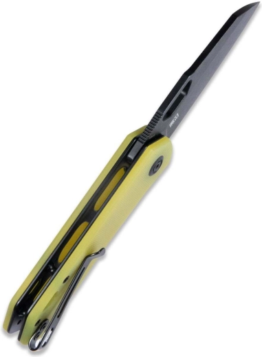 Durable translucent yellow G10 handle