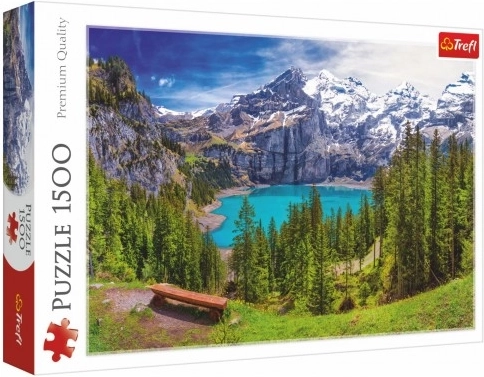 Sestavljanka Jezero Oeschinen Alpe 1500 kosov