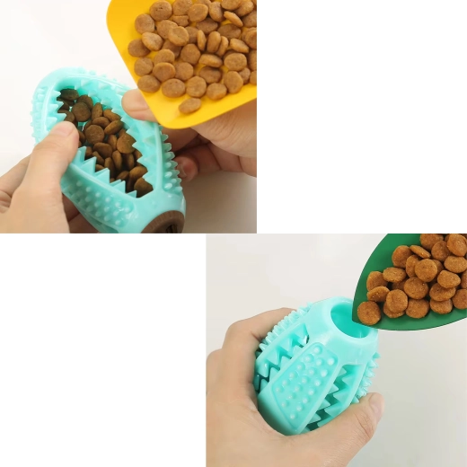 Dozator priboljškov za motivacijo in počasnejše hranjenje