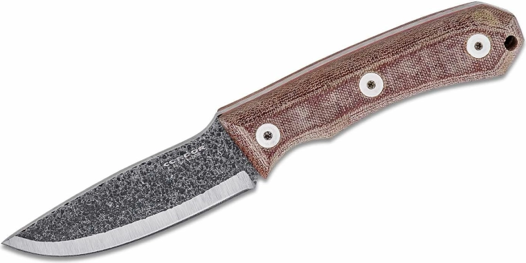 Condor Mountain P.A.S.S. Carry univerzalni nož 8,9 cm, rjav, Micarta, usnjena nožnica