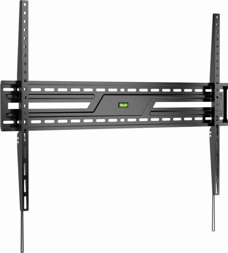 Fixed Wall-Mounted TV Bracket for 43–100-Inch Screens, Black