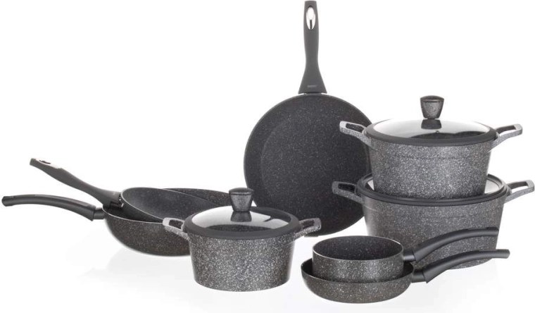 Udobni soft‑touch ročaji in steklen pokrov